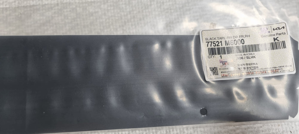 77521M6000-BLACK TAPE-RR DR FR RH
