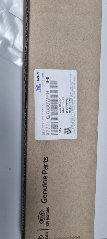 87711G7000WPR-MOULDING ASSY-W/LINE FRT DR LH