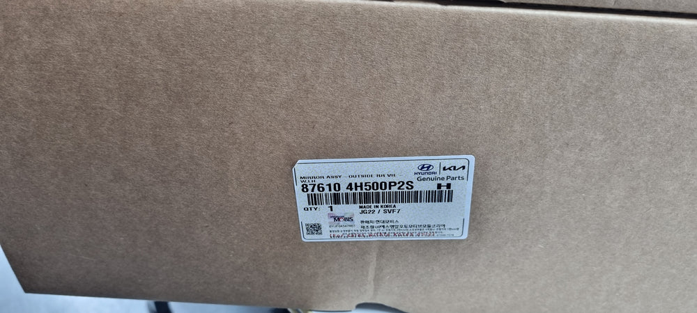 876104H500P2S-MIRROR ASSY-OUTSIDE RR VIEW LH