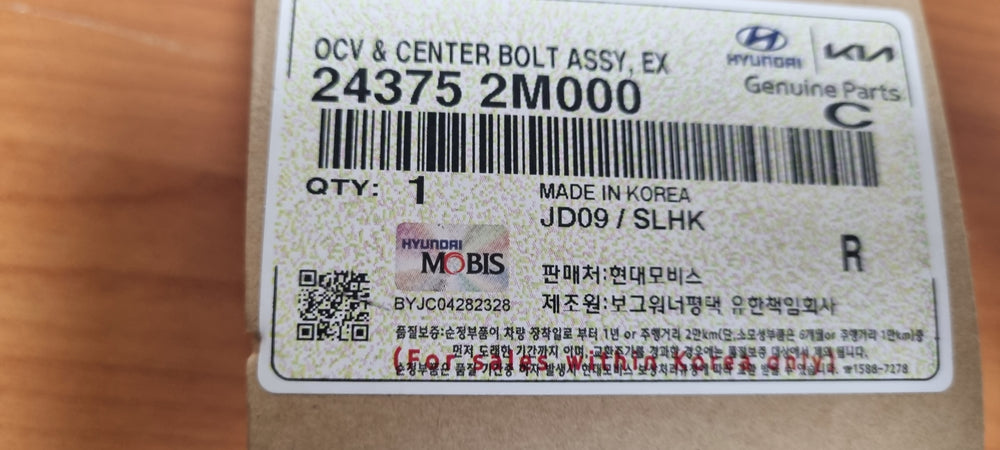 243752M000-CENTER BOLT ASSY EX
