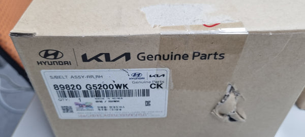 89820G5200WK-S/BELT ASSY-RR RH