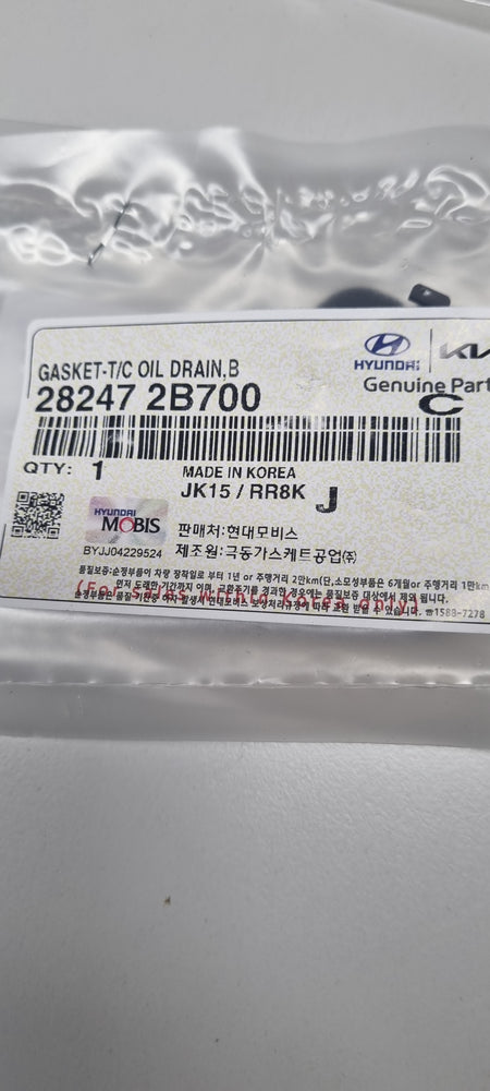 282472B700-GASKET-T/C OIL DRAIN