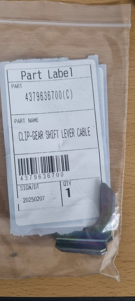 4379636700-CLIP-GEAR SHIFT LEVER CABLE
