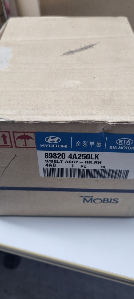 898204A250LK-S/BELT ASSY-RR RH