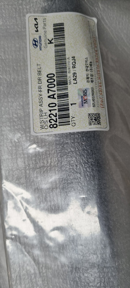 82210A7000-W/STRIP ASSY-FR DR BELT O/S LH